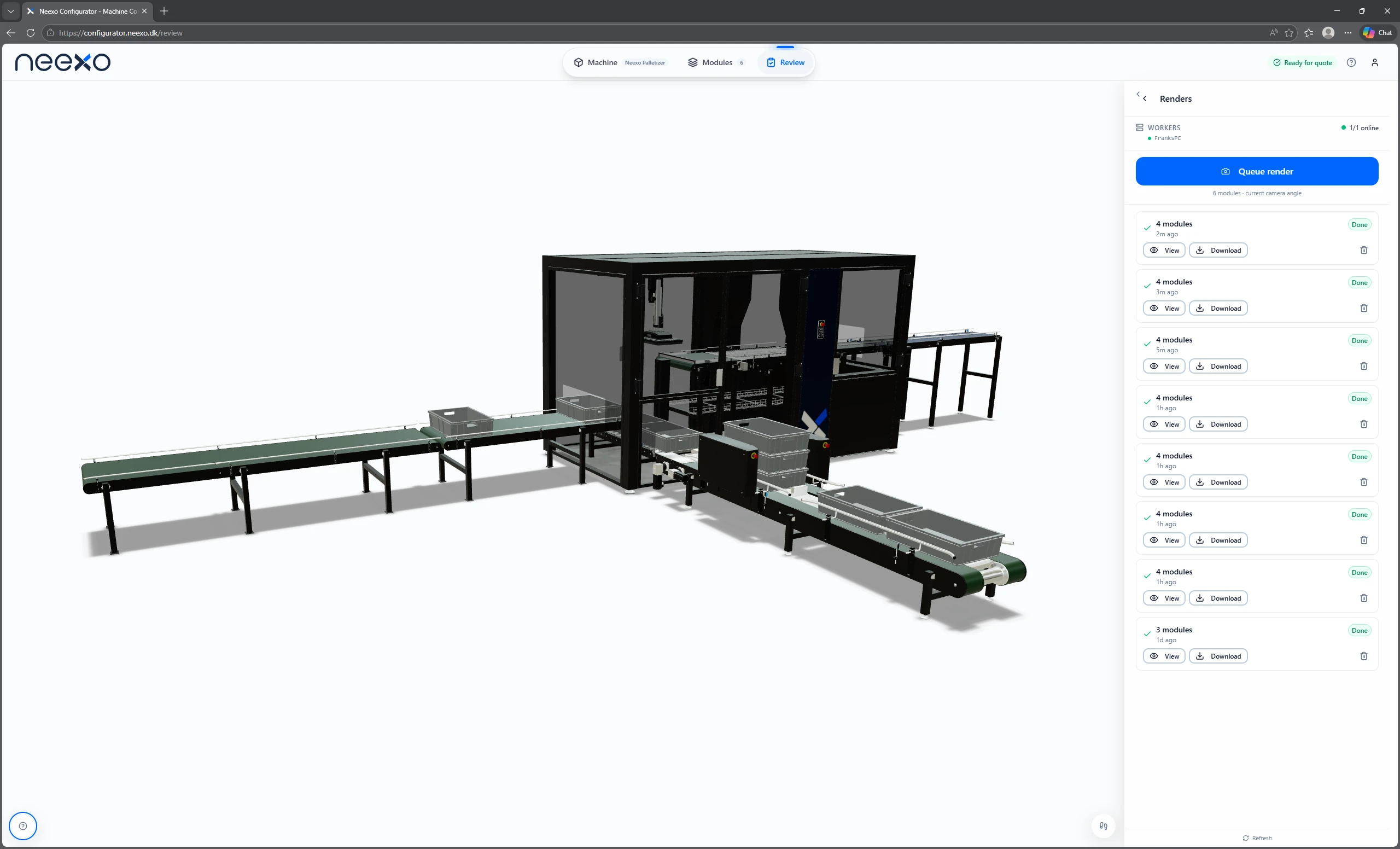 Machine Render Image