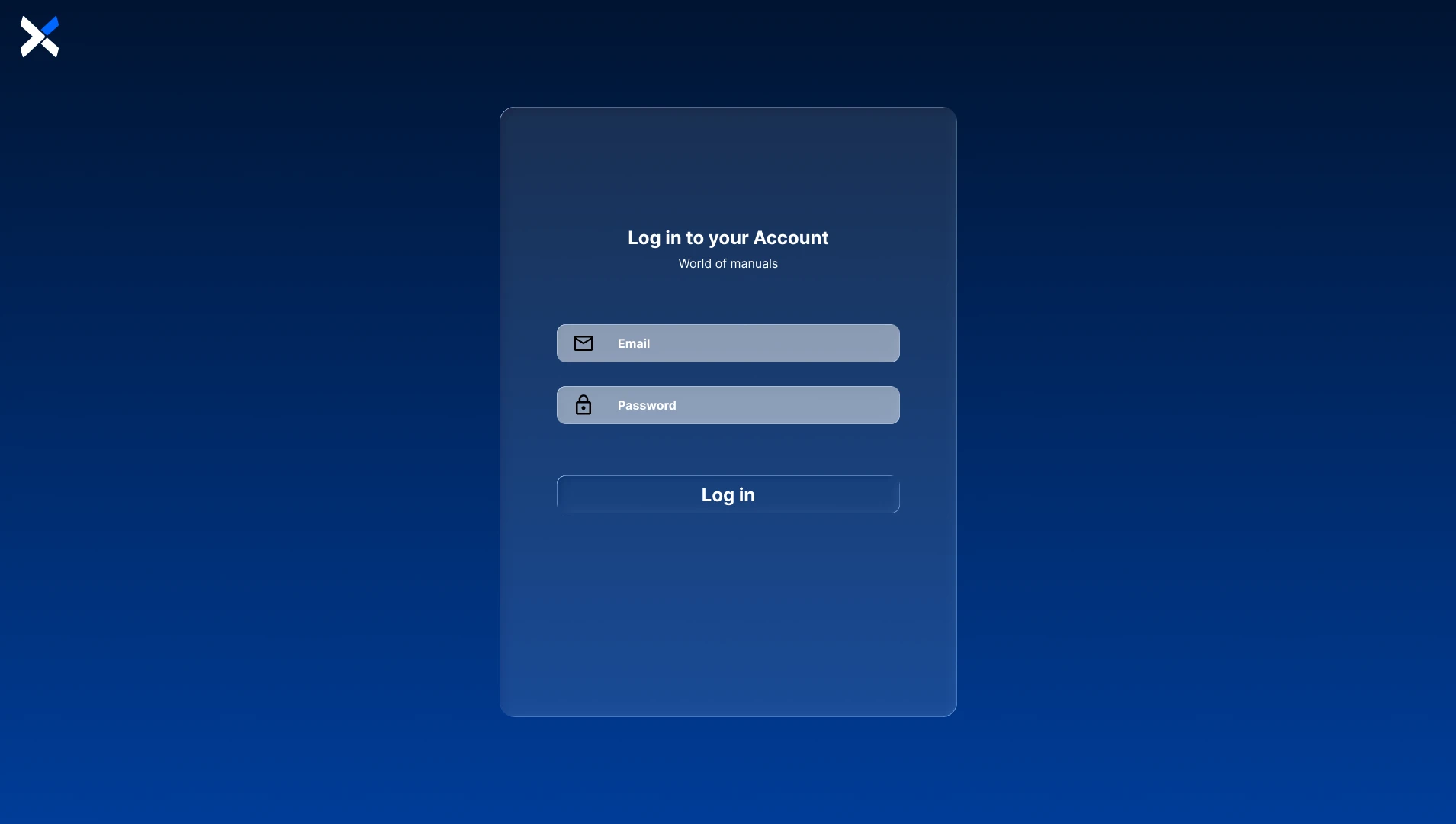 Manual Login